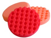 Red Waffle Polishing/Finishing Pad 150mm